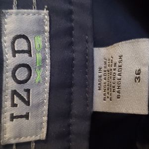 Men's navy golf shorts